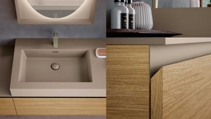 Mobili da Bagno con Maniglia a Gola
